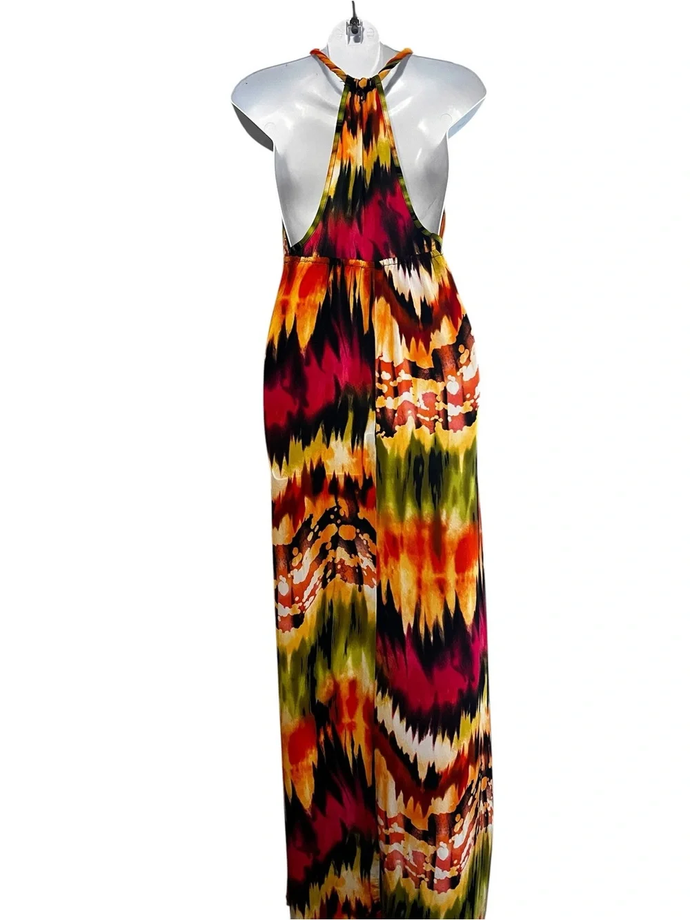 Rue 21 Vibrant  Multi-Color Halter Maxi Dress